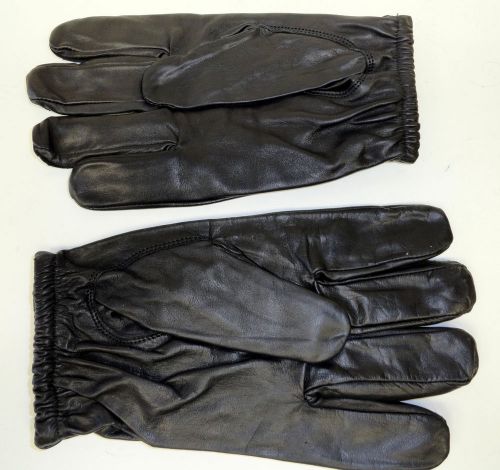 POLICE LEATHER KEVLAR SEARCH GLOVES SIZE 9 NEW