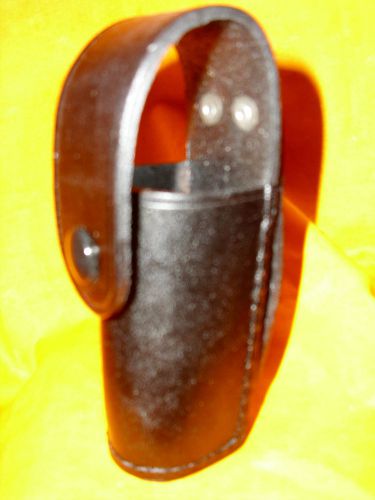 3 oz. size pepper spray plain black holder for up to a 2 1/4&#034; duty belt for sale