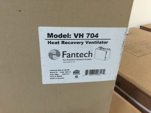 Fantech VH 704 HEAT RECOVERY VENTILATOR