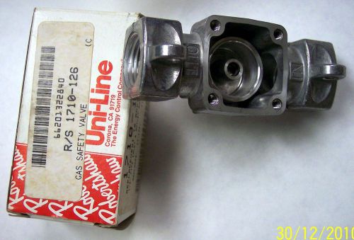 Robertshaw r/s 1710-126 uni-line 14-126 f16-180 gas safety valve ts-11 b# 5 3is for sale
