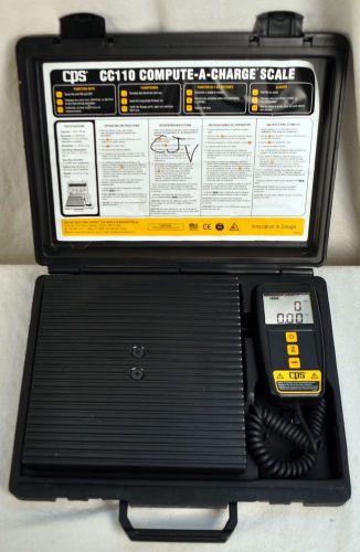 CPS Products CC110 COMPUTE-A-CHARGE Hi-Resolution Refrigerant Scale - No Reserve