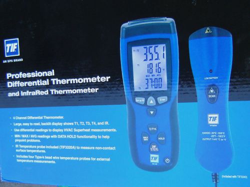 Tif3340 tif spx  differential &amp; infrared thermometer  -328deg f&gt;+2501deg f 3340 for sale