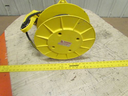Aero-motive weatherproof electric cable reel 40&#039; 16/4 cord 7a 600v max aluminum for sale