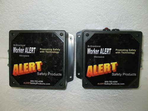 (2) Alert Safety Products Forklift Safety System Control Boxes Worker-Alert Used