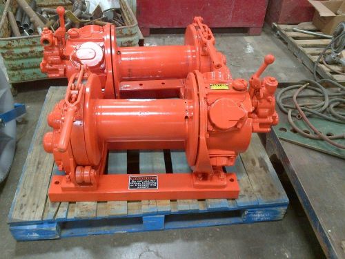Reconditioned ingersoll rand hul40 long drum 4000# air tugger for sale