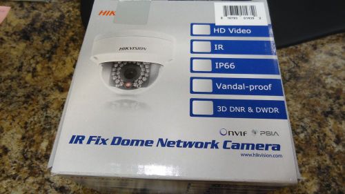 HIKVISION DS-2CD2112-1 IR 6MM POE NETWORK CAMERA DOME 10-30M IP HD 1.3MP --NEW--