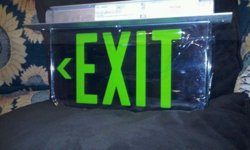 Hubbell Exit Sign LED Aluminum