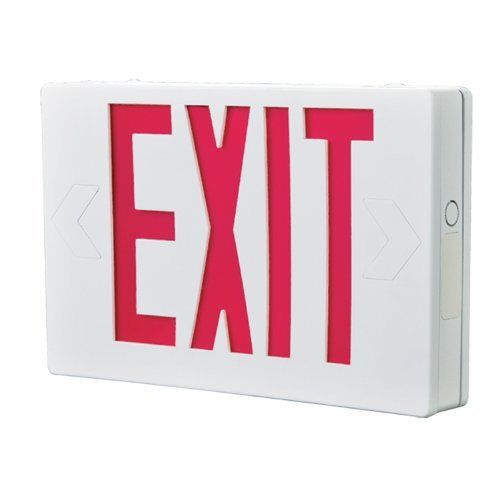 All-pro apx7r  self powered  white housing  led exit  red letters for sale