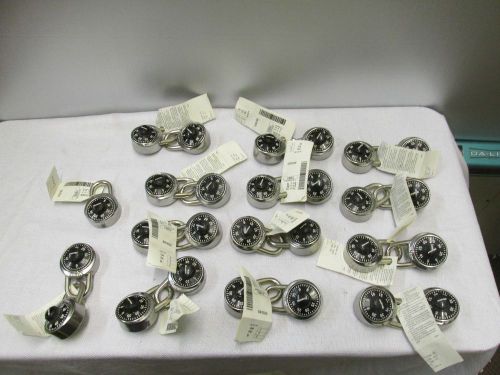 Lot of 27 master lock® combination padlock - 3/4&#034; shackle - with key access v60 for sale