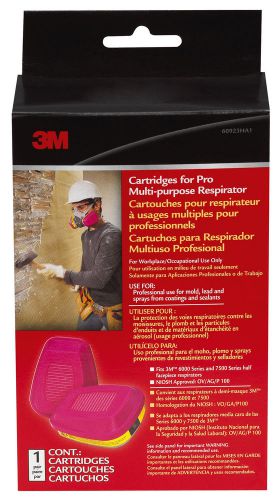 3m cartridges for pro multi-purpose respirator 60923hb1-c for sale