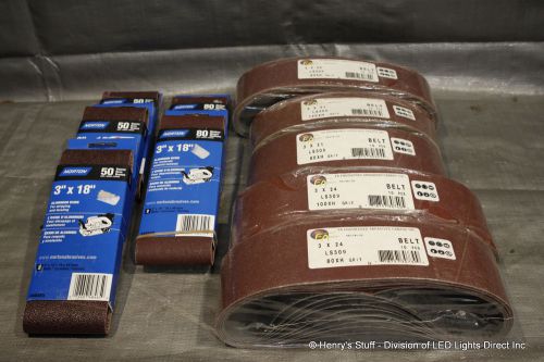 Sanding belts - henry&#039;s stuff exclusive kit - 60 belts! - new - slu993 sh18 for sale