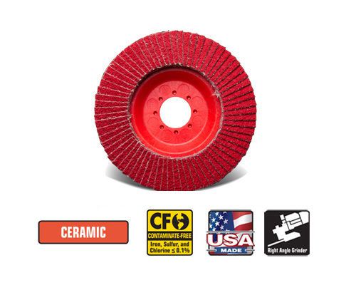 Cgw camel - flap discs c3 trimmable disc 4-1/2&#034; x 7/8&#034;  60-grit- qty 10 - 42944 for sale