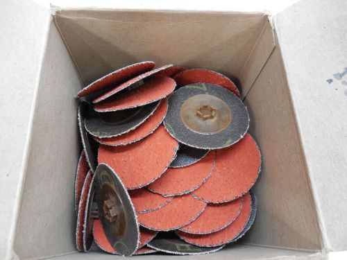 3m 2&#034; roloc 36 grit sanding discs qty-50 supplies new for sale