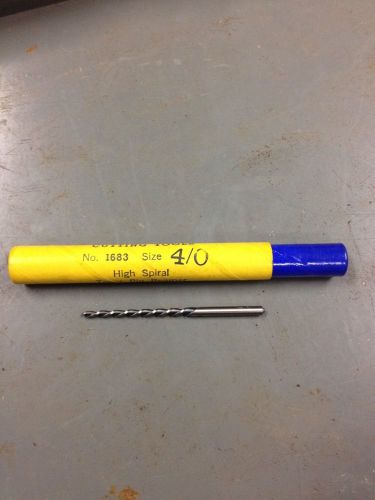 Morse 4/0 taper pin reamer spiral flute #1683 hss machinist tool box find for sale