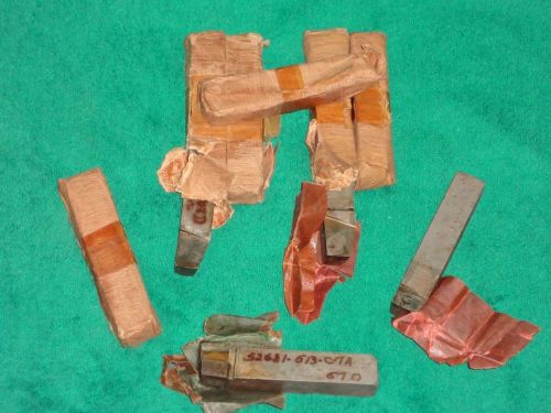 One Lot of 8 Machinist Lathe Cutting Tools - more than one lot available