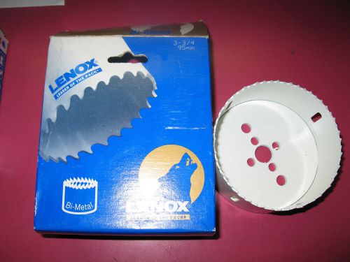 NEW LENOX 3 3/4&#034;HOLE SAW CUTTER, HOLE CUTTER-ELECTRICAL/TOOLS METAL-PLUMBER