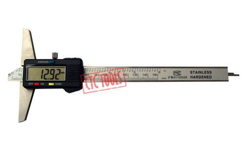 6&#034; (150mm) digital depth gauge - machinist metalwork measuring layout tool #l23 for sale