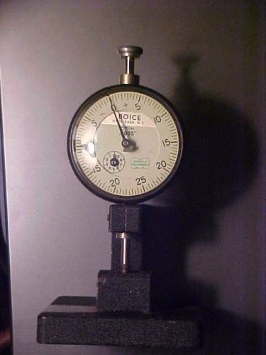 BOICE .0005&#034; DIAL INDICATOR WITH STAND