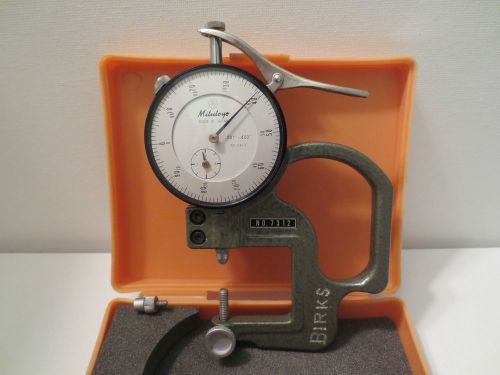 Vintage Mitutoyo Dial Lens Meter/Thickness Gage 001-.400 No 7312, Birks Jewelery
