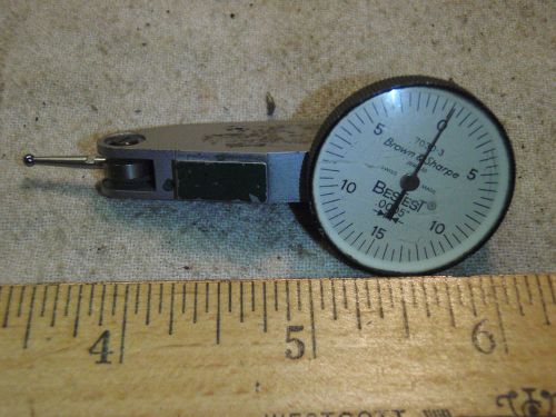 Brown &amp; sharpe bestest 7030-3 dial test indicator, +/-0.0005&#034; accuracy 0-15-0 for sale