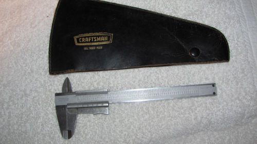 Craftsman Micrometer - Made in Germany   leather pouch - Vintage - Slide Caliper