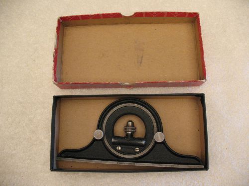 LS Starrett No. 12 Vintage Combination Square Protractor Head Only Made In USA