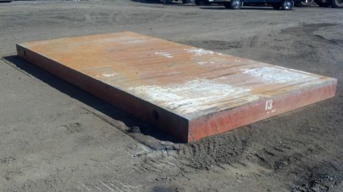 119 5/8&#034; w  x  20&#039;  l  x  11 1/4 &#034; d   casted  layout plate for sale