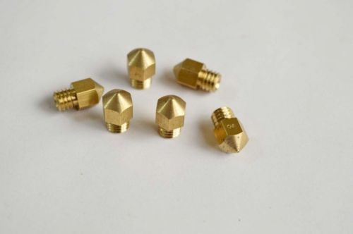 2pcs 0.4mm Brass Nozzle J-Head Hot End For 3D Printer RepRap Makerbot /Prusa
