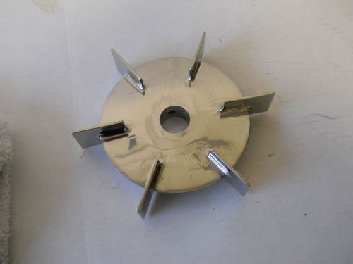 Stainless steel rushton fermenter agitator process mixer flat blade turbine 8.5&#034; for sale