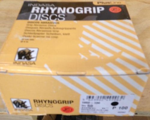 RhynoGrip Plus Line 5&#034; 100 grit Sanding Disc (50 count)