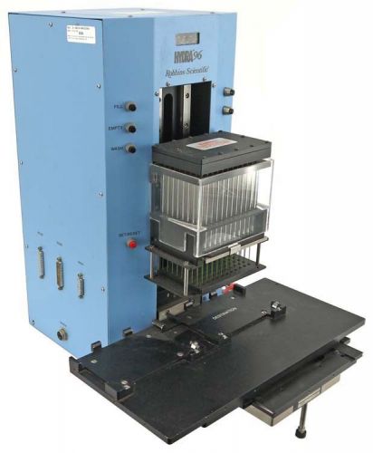 Robbins scientific hydra-96-rb lab 96-channel liquid micro filler dispenser unit for sale