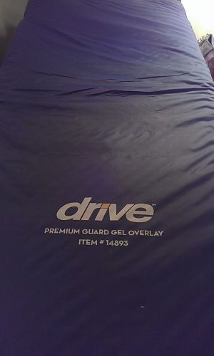 Drive Premium Guard Gel Foam Overlay Bed Pressure Redistribution Mattress 14893