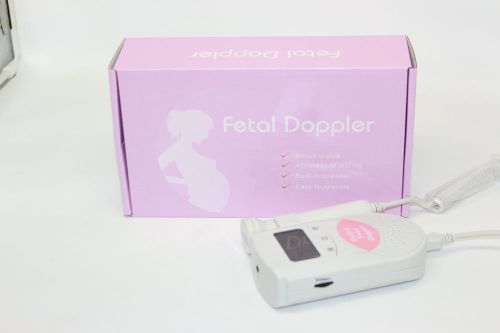 Fetal heart doppler probe back light LCD 3mhz display baby heart beat JPD100S6