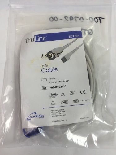 Spacelabs Medical 700-0792-00 TruLink SpO2 Cable 305cm