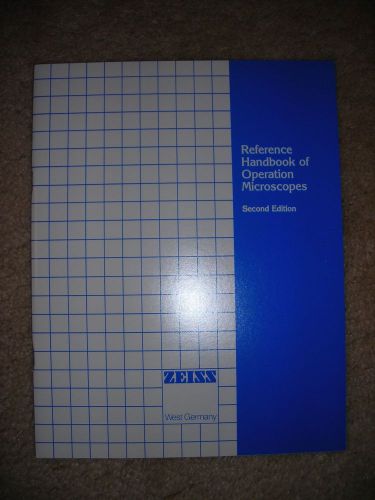 Zeiss OPMI Surgical Microscope Reference Handbook