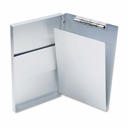 Saunders Aluminum Forms Folder, 1/2&#034; Capacity, Silver (SAU10519)
