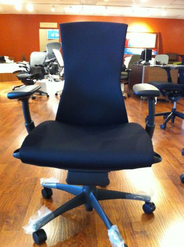 Embody office chair herman miller open box all black with arms with warranty for sale