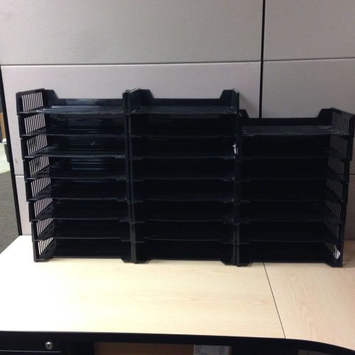 Plastic Side Loading Letter-Size Trays ( 23 Trays)