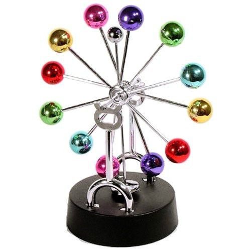 NEW COSMOS ART IN MOTION PERPETUAL REVOLVING OFFICE DESK TOY DESKTOP DECORATION