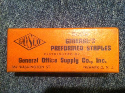 5 BOXES OF VINTAGE GENERAL OFFICE SUPPLY 1/4&#034; STAPLES 25,000