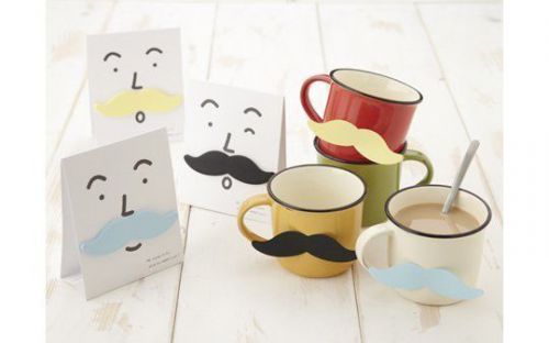 Mustache-it sticky notes - comic novelty adhesive stationery from japan for sale