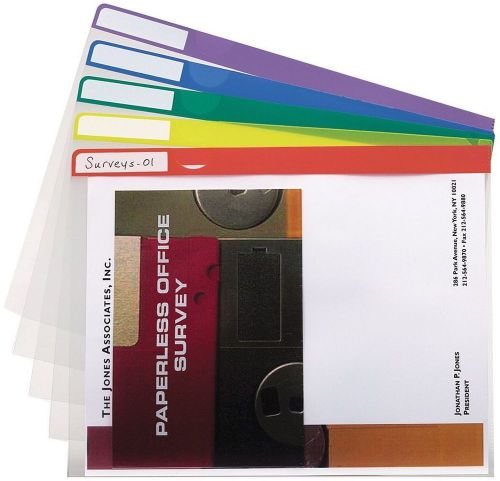 Poly Index Folders 10 Pack Letter Assorted 50981