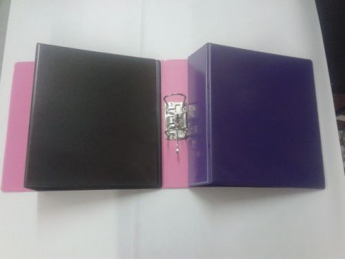 PVC LEVER ARCH BINDER SPECIAL IN EITHER PINK/PURPLE/BLACK