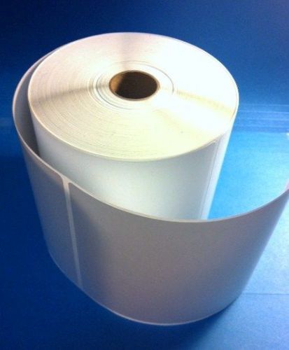 4x6 Poly Film thermal transfer labels white, 1000/roll, 2000r/case, 3&#034; core