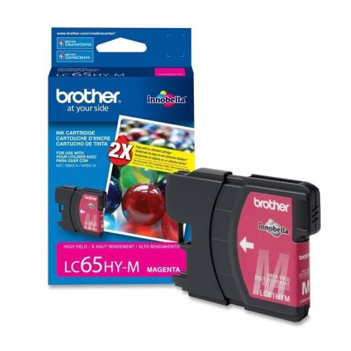 BROTHER INT L (SUPPLIES) LC65HYM  MAGENTA INK CARTRIDGE