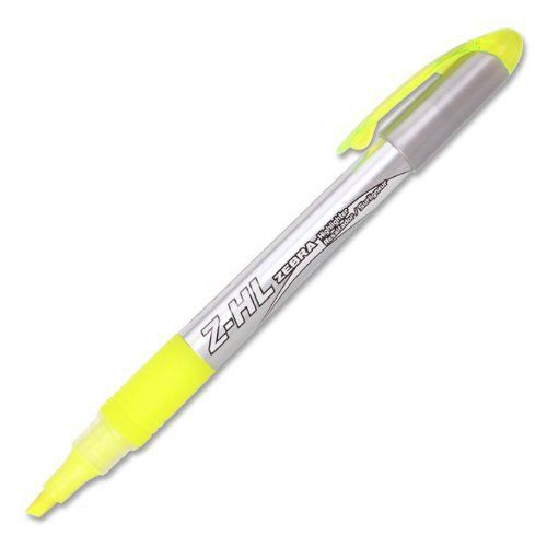 Zebra pen z-hl highlighter - chisel marker point style - yellow ink - (zeb77050) for sale