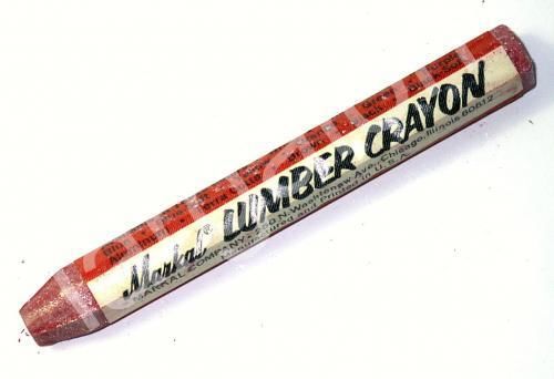 Vintage Markal Lumber Crayon Red NEW