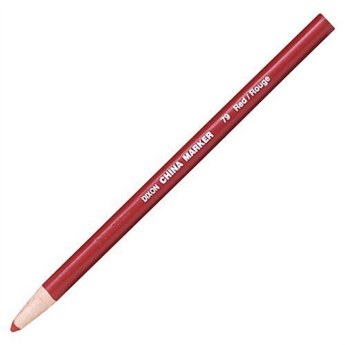 Dixon Phano Non-toxic China Marker - Red Ink - Red Lead - Red Barrel (00079)