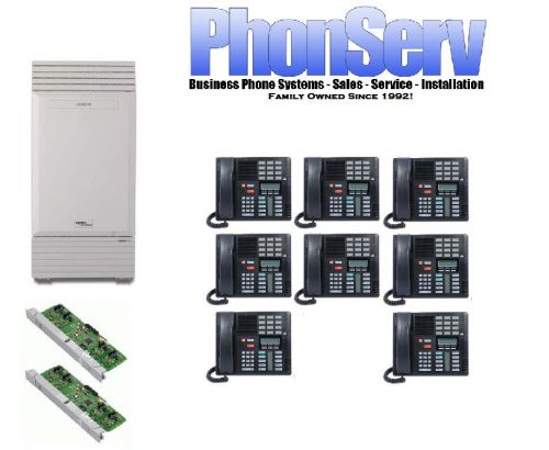 Nortel mics small 8-m7310 phone systems 4-8 lines previously used - refurbished for sale