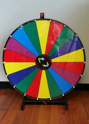 Editable 30&#034; Color Prize for Tabletop Spin Game